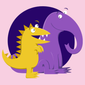 Kiri and Lou purple spot - Infant T-shirt Design