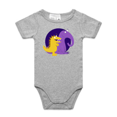 Kiri and Lou purple spot - bodysuit Thumbnail