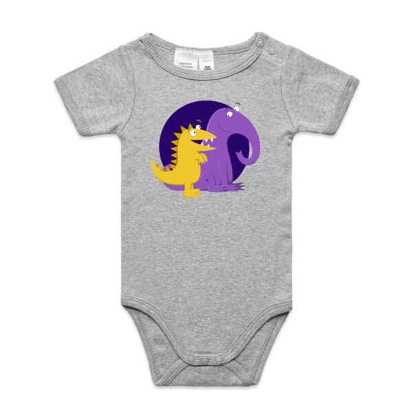 Kiri and Lou purple spot - bodysuit Thumbnail